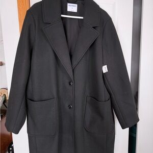 Old Navy Women's Classic Black Pea Coat